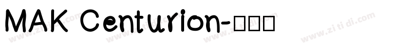MAK Centurion字体转换